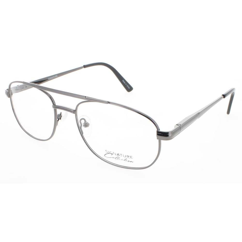 SIGNATURE 1111-Gunmetal-56 Eyeglasses Eye Glasses GUNMETAL Authentic New